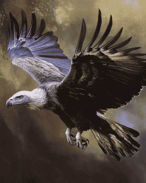 Majestic Flying Vulture Diamond Painting