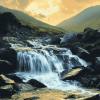 Majestic Mourne Waterfalls Diamond Painting