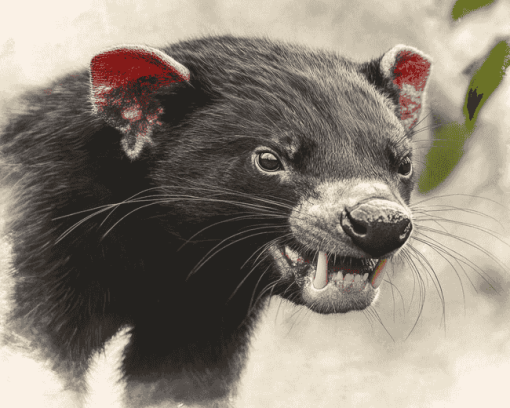 Majestic Tasmanian Devil Diamond Painting