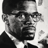 Malcolm X Black And White Diamond Painting