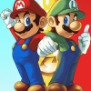 Mario and Luigi Gaming Diamond Painting