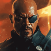 Marvel Superhero Nick Fury Diamond Painting