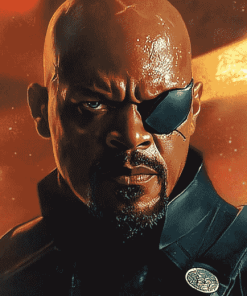 Marvel Superhero Nick Fury Diamond Painting