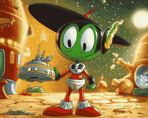 Marvin Martian Cartoons Diamond Painting