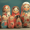 Matryoshka Nesting Dolls Animation Diamond Painting