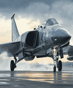 McDonnell Douglas F4 Jet Diamond Painting