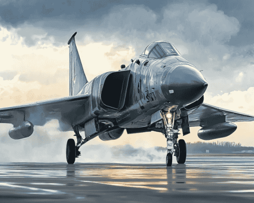 McDonnell Douglas F4 Jet Diamond Painting