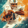 Miami Dolphins Football Diamond Painting