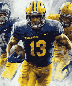 Michigan Football Stars Diamond Painting