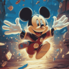 Mickey Mouse Fantasy Animation Diamond Painting