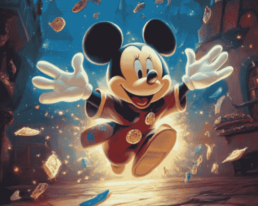 Mickey Mouse Fantasy Animation Diamond Painting