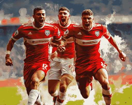 Middlesbrough FC Footballers Diamond Painting