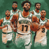 Milwaukee Bucks Basketball Diamond Painting