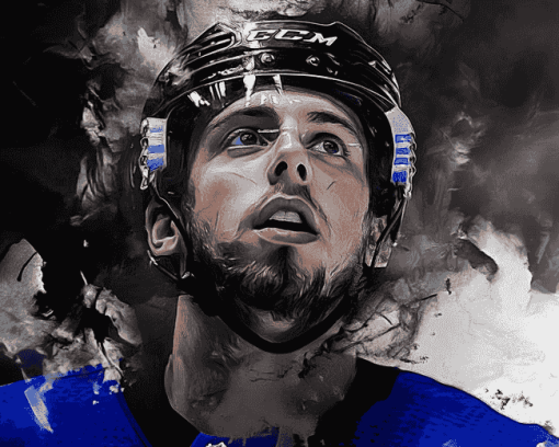 Mitch Mamer Ice Hockey Star Diamond Painting