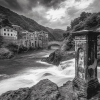 Monochrome Fruttuoso Italy Diamond Painting