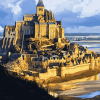 Mont Saint Michel Castle Diamond Painting