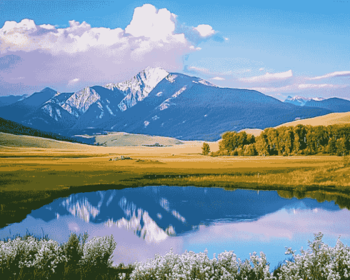 Montana Landscape Diamond Painting