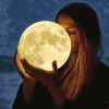 Moonlit Woman Diamond Painting