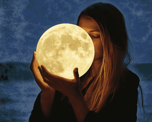 Moonlit Woman Diamond Painting