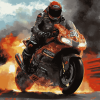 Motorcycle Racing Enthusiast Diamond Painting