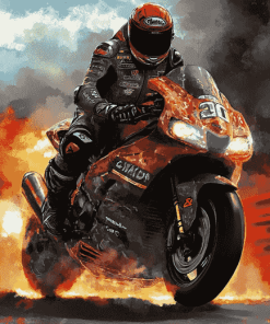 Motorcycle Racing Enthusiast Diamond Painting