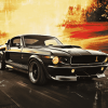 Mustang Eleanor Performance Engines Diamond Painting