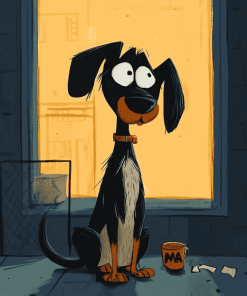 Mutts Animation Diamond Painting