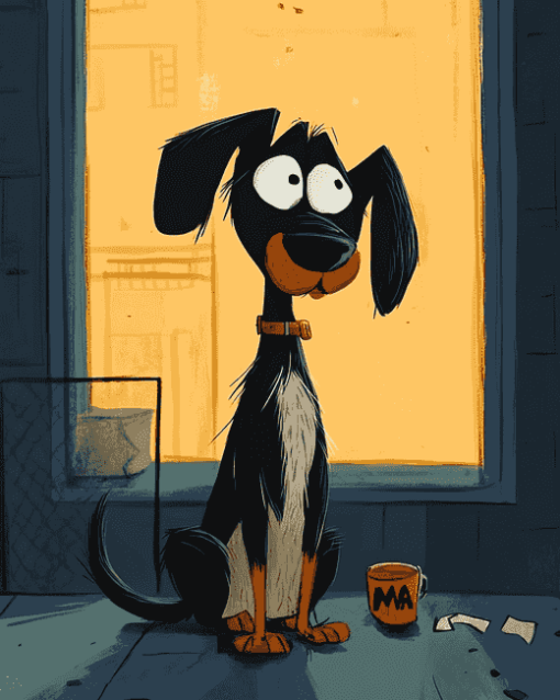 Mutts Animation Diamond Painting