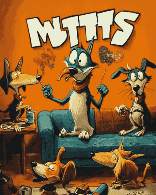 Mutts Comics Characters Diamond Painting