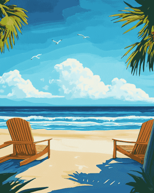 Myrtle Beach Animation Diamond Painting