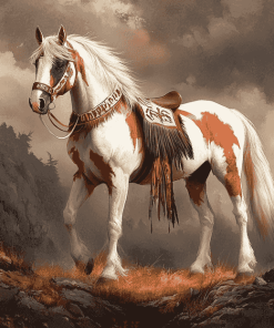 Native American Horse Art Diamond Painting