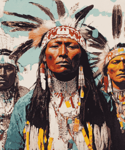 Native American Vintage Diamond Painting