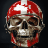 Nebraska Huskers Blackshirts Skull Diamond Painting