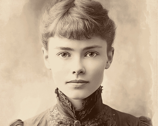 Nellie Bly Inspiring Pioneer Diamond Painting