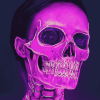 Neon Skeleton Skull Diamond Painting