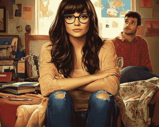 New Girl Sitcom Diamond Painting