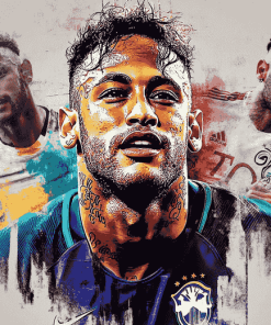 Neymar Football Icon Diamond Painting