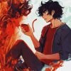 Nico Di Angelo Anime Diamond Painting