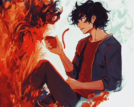 Nico Di Angelo Anime Diamond Painting