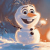 Olaf Frozen Snowman Diamond Painting