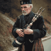 Old Scottish Piper Vintage Diamond Painting