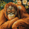 Orangutans Jungle Diamond Painting