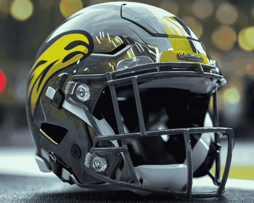 Oregon Ducks Football Helmet Diamond Painting