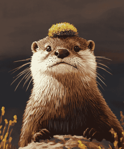 Otter Mustelinae Diamond Painting