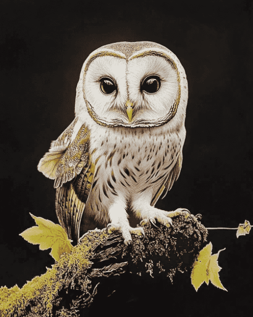 Owl Night Birds Diamond Painting