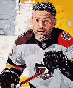 Patrick Roy Ice Hockey Diamond Painting