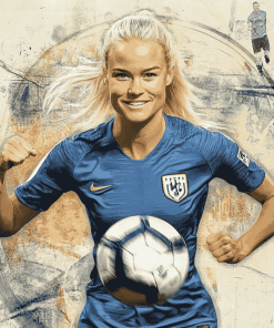 Pernille Harder Football Diamond Painting