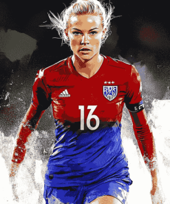 Pernille Harder Football Icon Diamond Painting