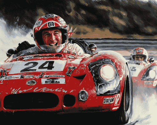 Peter Brock Racing Legend Diamond Painting