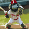 Phillie Phanatic Philadelphia Phillies Diamond Painting